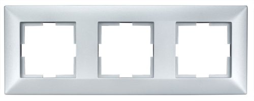 SCHRACK - EV125003 Hármas keret Classic, ezüst