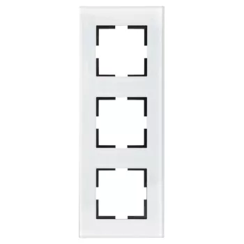 SCHRACK - 3-as keret, üveg, fehér - EV145003W-