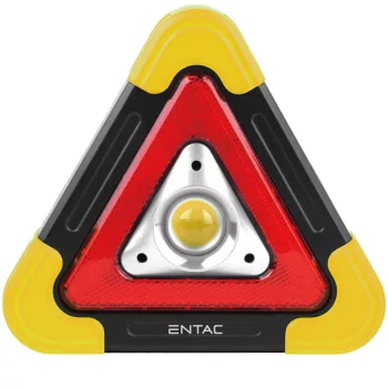 Entac Elakadásjelző Lámpa COB Újratölthető Napelemes