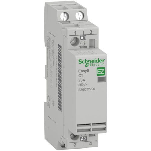 SCHNEIDER EZ9C32220 - EASY9 PRO Kontaktor, 2P, 2NO, 20A
