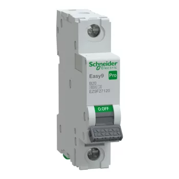SCHNEIDER EZ9F27120 - EASY9 PRO Kismegszakító, 1P, B, 20A