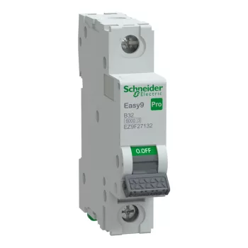 SCHNEIDER EZ9F27132 - EASY9 PRO Kismegszakító, 1P, B, 32A