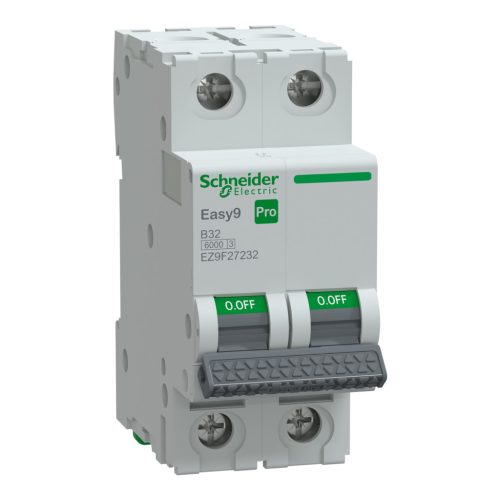 SCHNEIDER EZ9F27232 - EASY9 PRO Kismegszakító, 2P, B, 32A