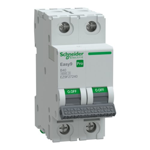 SCHNEIDER EZ9F27240 - EASY9 PRO Kismegszakító, 2P, B, 40A