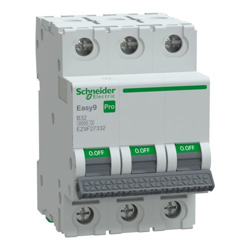 SCHNEIDER EZ9F27332 - EASY9 PRO Kismegszakító, 3P, B, 32A