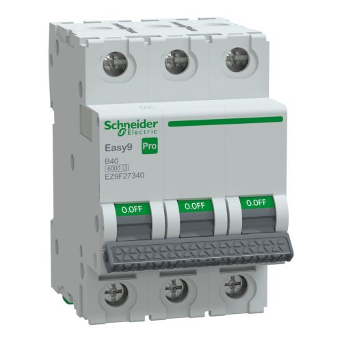 SCHNEIDER EZ9F27340 - EASY9 PRO Kismegszakító, 3P, B, 40A