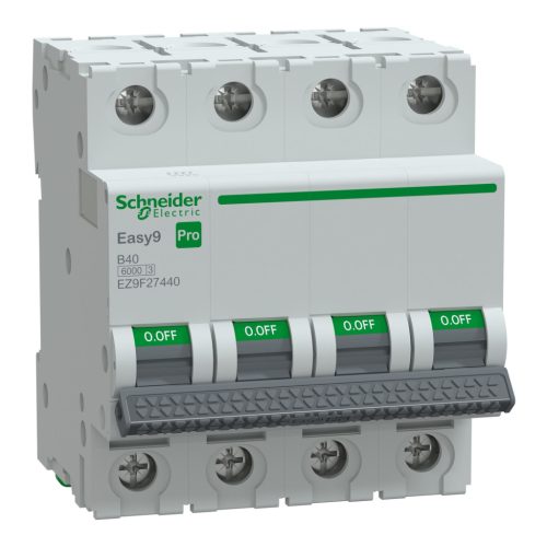SCHNEIDER EZ9F27440 - EASY9 PRO Kismegszakító, 4P, B, 40A