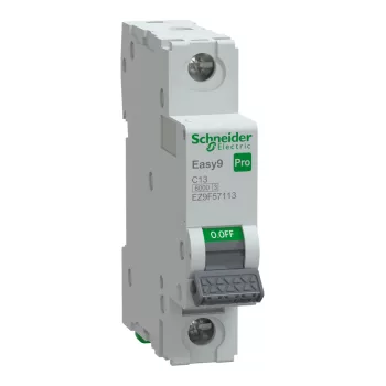 SCHNEIDER EZ9F57113 - EASY9 PRO Kismegszakító, 1P, C, 13A