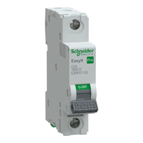 SCHNEIDER EZ9F57125 - EASY9 PRO Kismegszakító, 1P, C, 25A
