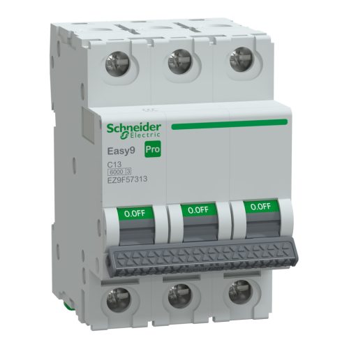 SCHNEIDER EZ9F57313 - EASY9 PRO Kismegszakító, 3P, C, 13A