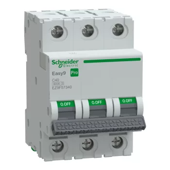 SCHNEIDER EZ9F57340 - EASY9 PRO Kismegszakító, 3P, C, 40A
