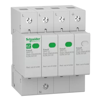   SCHNEIDER EZ9L33720 - EASY9 PRO Túlfeszültség-korlátozó, T2, 20kA, 3P-N