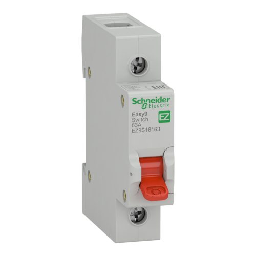 SCHNEIDER EZ9S16163 - EASY9 PRO Szakaszolókapcsoló, 1P, 63A