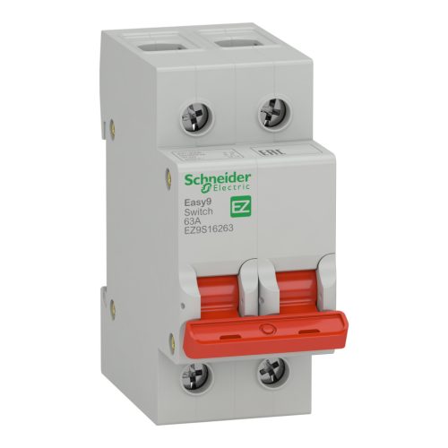 SCHNEIDER EZ9S16263 - EASY9 PRO Szakaszolókapcsoló, 2P, 63A