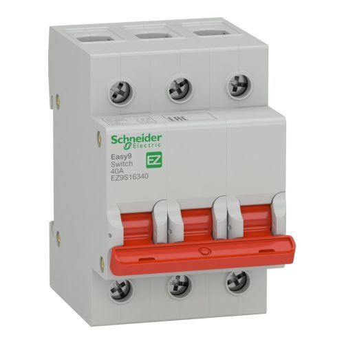 SCHNEIDER EZ9S16340 - EASY9 PRO Szakaszolókapcsoló, 3P, 40A