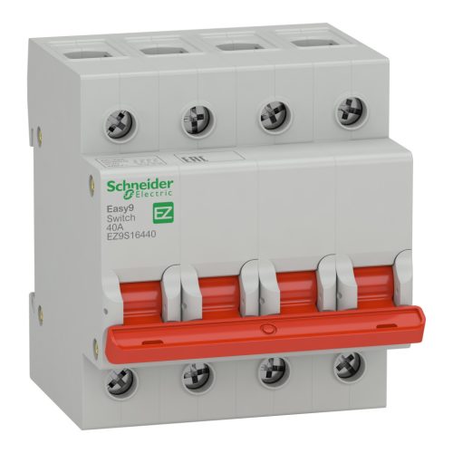 SCHNEIDER EZ9S16440 - EASY9 PRO Szakaszolókapcsoló, 4P, 40A