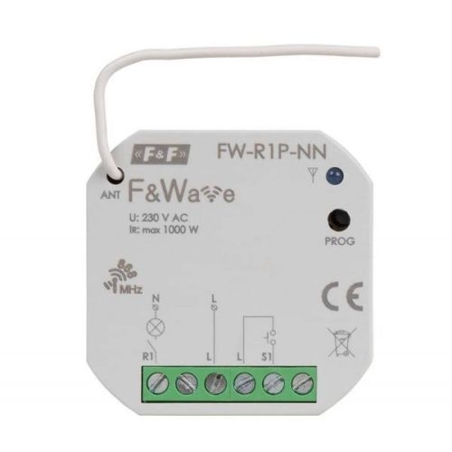 F>F Filipowski - FW-R1P-NN relé - 4A, 230VAC relé, 60 mm dobozba - HD Hungária - FW-R1P-NN
