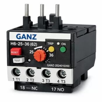 GANZ-2024010350 - H6- 25-36  (62)ÁRAMVÁLTÓ HŐRELÉ