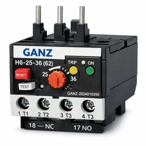 GANZ-2024010350 - H6- 25-36  (62)ÁRAMVÁLTÓ HŐRELÉ