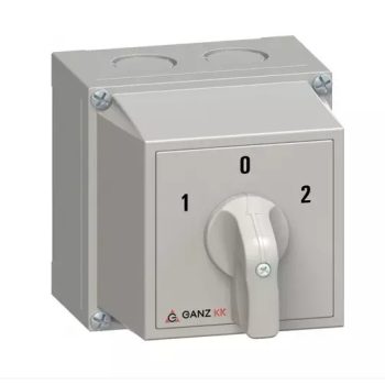 GANZ-3AC0497XB1 - KKM0-20-0497N 1-0-2 3P.20A VISSZAÁ.