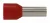 SCHRACK - Érvéghüvely, szigetelt, 10mm², hossz=21mm, piros - GI55730105