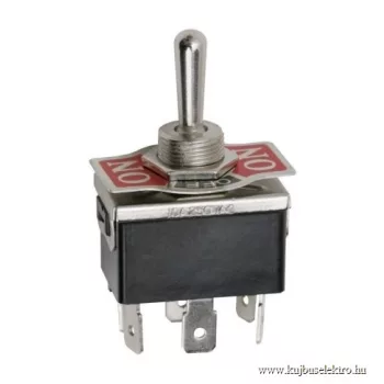 Kapcsoló karos (on-off-on • 2ák • 10A-250V)
