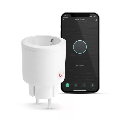 Smart Wi-Fi-s konnektor dugalj - fogyasztásmérő, időzítő funkcióval