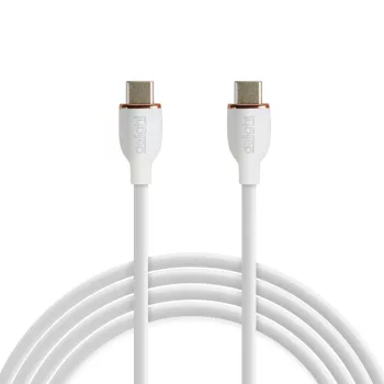 Adatkábel - Type-C / Type-C - fehér - 1 m - 60 W