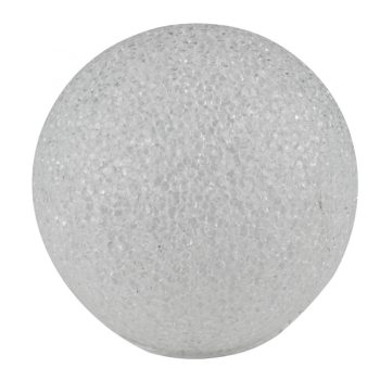   SOMOGYI ELEKTRONIC - GLE 20/WW - EVA gömb dekoráció, 2 melegfehér LED, Ø20 cm