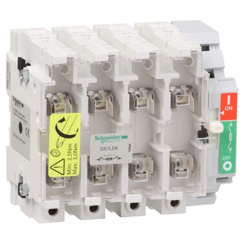 SCHNEIDER GS1LD4 - Megszakító szakaszoló 4 pólusú 160A