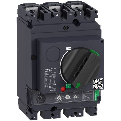 SCHNEIDER GV5P220H - GV5P220H 3P 70kA Motor megszakító