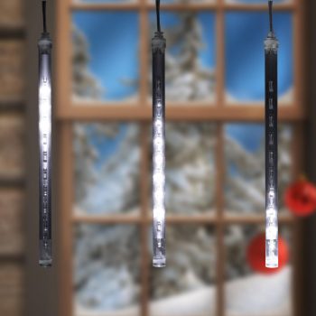   SOMOGYI ELEKTRONIC - G 10201 - Jégcsap dekoráció, 10 jégcsap, 200LED