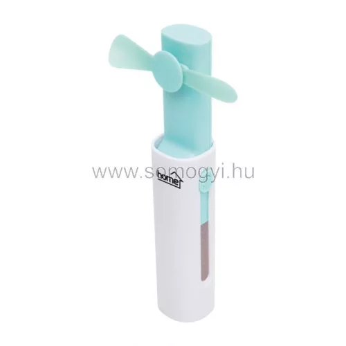 SOMOGYI ELEKTRONIC - HF 10/T - Kézi, tölthető ventilátorl,  10cm, türkiz, powerbankkal