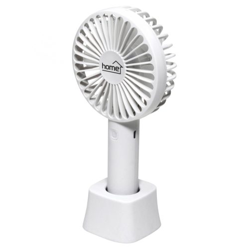 SOMOGYI ELEKTRONIC - HF 9/WH - Kézi, tölthető ventilátor, 9cm, fehér