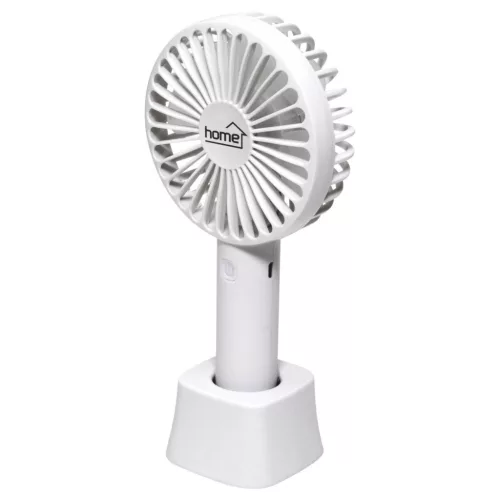 SOMOGYI ELEKTRONIC - HF 9/WH - Kézi, tölthető ventilátor, 9cm, fehér