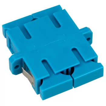   SCHRACK - Optikai toldó SC duplex, monomódusú, karima, kék, ECO - HMOLE00054