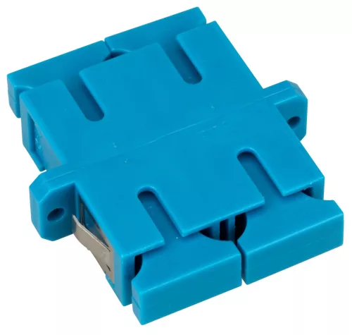 SCHRACK - Optikai toldó SC duplex, monomódusú, karima, kék, ECO - HMOLE00054