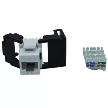   SCHRACK - TOOLLESS LINE aljzatmodul, RJ45, árnyékolatlan, Cat.5e (SFA) - HSEMRJ5UWS