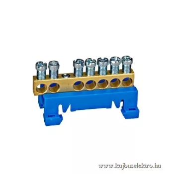   SCHRACK - N kapocs blokk, 7x10/16mm², 63A, kék - IK021036--