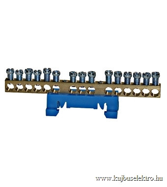 SCHRACK-IK021038 N kapocs blokk, 15x10/16mm², 63A, kék