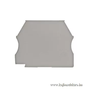   SCHRACK - Véglap, 2,5-10mm² kapocshoz,  AVK 2,5, 4, 6, 10, szürke - IK600210--