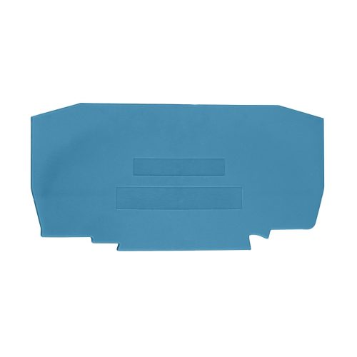 SCHRACK - IK611210A Véglap YBK 10 rugós kapocshoz, kék