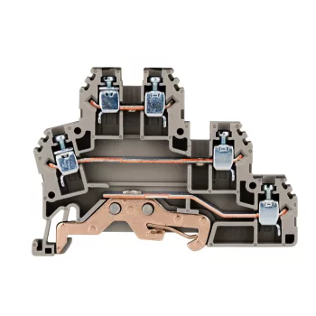   SCHRACK - 3 emeletes sorkapocs  2,5 mm²,  PUK2T, L/N/PE - IK680002--