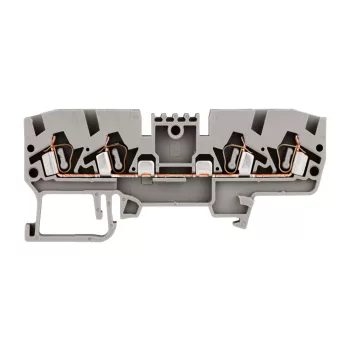   SCHRACK - Többszörös rugós kapocs, 2,5mm²,  YBK 2,5 C, 2/2,szürke - IK690014--