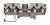 SCHRACK - Többszörös rugós kapocs, 2,5mm²,  YBK 2,5 C, 2/2,szürke - IK690014--