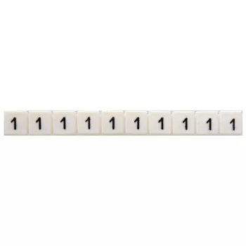 SCHRACK - Felirati tábla Dekafix DY5-1 (50) - IK697001--