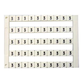SCHRACK - Felirati tábla Dekafix DY5-3 (50) - IK697003--