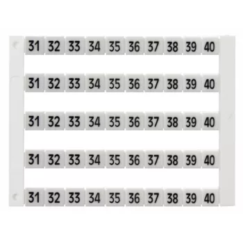   SCHRACK - Felirati tábla Dekafix DY5-31-40 (50) - IK697023--