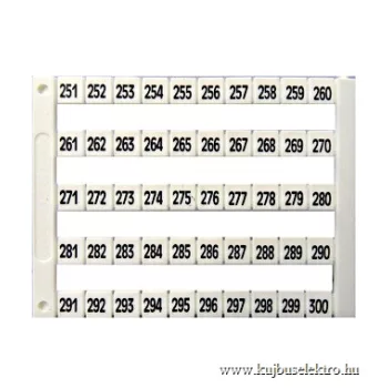   SCHRACK - Felirati tábla Dekafix DY5-251-300(50) - IK697045--