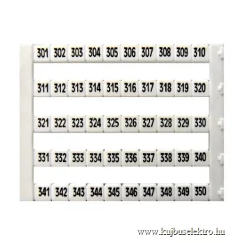   SCHRACK - Felirati tábla Dekafix DY5-301-350 (50) - IK697046--